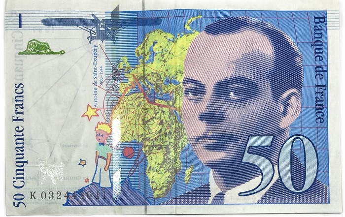 楽天市場】50フラン紙幣 フランス 星の王子様 1994年 美品 世界 外国