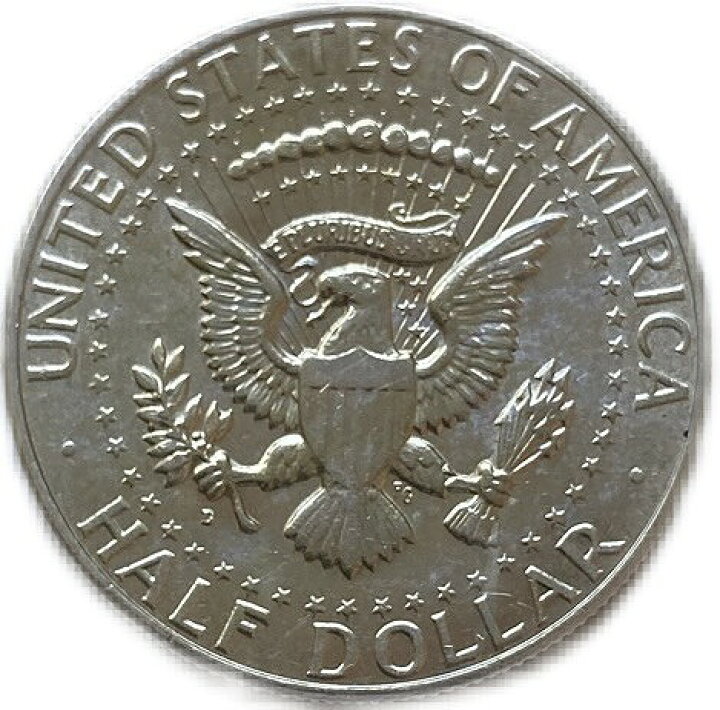 楽天市場】アメリカ銀貨 ケネディ 50セント 1964年 ハーフダラー XF 