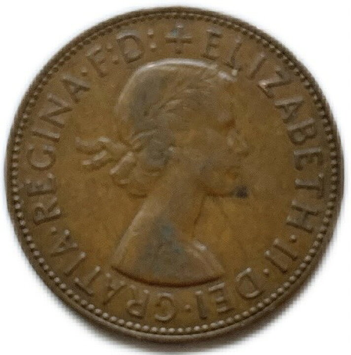 楽天市場】イギリス貨幣 1ペニー 青銅貨 年代ランダム エリザベス女王 