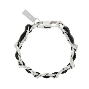 yzc[vy2planz[LAN ARCHIVE] Flat Leather Chain Bracelet / [LANARCHIVE]tbgU[`F[uXbgyVbvz