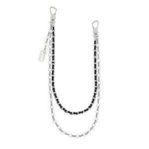 y zc[vy2planz[LAN ARCHIVE] Layered Leather Long Pants Chain / [LANARCHIVE]C[hU[OEHbg`F[ jpyVbvz