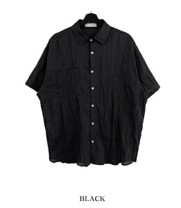 yzc[vy2planzCrush Wrinkle Loose Half Shirt / NbVN[YVcyVbvz