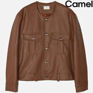 �y���������z�c�[�v�����y2plan�zCape round pocket leather jacket / �P�[�v���E���h�|�P�b�g���U�[�W���P�b�g�y�����V���b�v�z