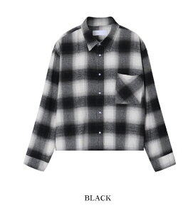 �y���������z�c�[�v�����y2plan�zFlute Crop Check Shirt / �t���[�g�N���b�v�`�F�b�N�V���c�y�����V���b�v�z