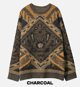 yzc[vy2planzLion Vintage Knit Long Sleeve T-shirt / CIre[WjbgTVcyVbvz