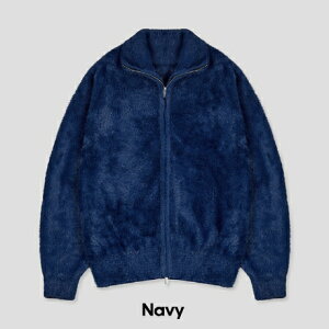 yzc[vy2planzNeville two-way angora knit zip-up / lBc[EFCASjbgWbvAbvyVbvz