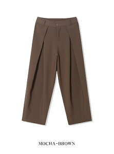 �y���������z�c�[�v�����y2plan�zLeaf double pin tuck string wide slacks / ���[�t�_�u���s���^�b�N�X�g�����O���C�h�X���b�N�X�y�����V���b�v�z
