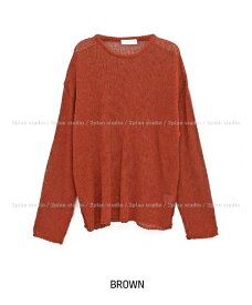 【送料無料】ツープラン【2plan】Draw Linen Blend Knit / ドローリネンブレンドニット【公式ショップ】