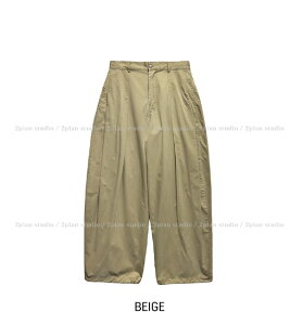 yzc[vy2planzGod Two Pin Tuck Two Way Chino Pants / Sbhc[s^bNc[EFC`mpcyVbvz