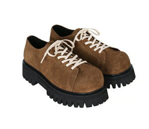 yzc[vy2planz[Handmade/LAN ARCHIVE] Bold Toe Real Leather Derby / [nhCh/LAN ARCHIVE]{[hg[AU[_[r[yVbvz