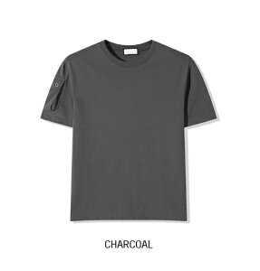 �y���������z�c�[�v�����y2plan�zKoi Pocket Crop Round Short Sleeve T-shirt / �R�C�|�P�b�g�N���b�v���E���h����T�V���c�y�����V���b�v�z