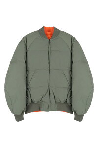 �y���������z�f�B�����[�`�����yDINGYUN ZHANG�z25FW�� REVERSIBLE BOMBER JACKET / ���o�[�V�u���{���o�[�W���P�b�g �j�����p�y�����V���b�v�z