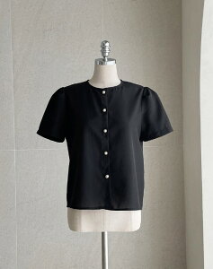 �y���������z�A�C�A���}���yI AM MARI�zSerena See Through Button Blouse / �Z���i�V�[�X���[�{�^���u���E�X�y�����V���b�v�z
