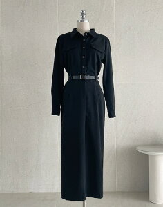 �y���������z�A�C�A���}���yI AM MARI�zEberu Shirt Long One Piece (Belt set) / �G�x���V���c�����O�����s�[�X(�x���g�Z�b�g)�y�����V���b�v�z