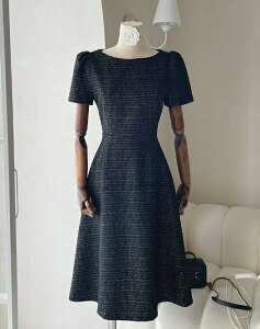 �y���������z�A�C�A���}���yI AM MARI�zTiffany Puff Pearl Tweed Mini One Piece / �e�B�t�@�j�[�p�t�p�[���c�C�[�h�~�j�����s�[�X�@�A�C�A���}���yI AM MARI�zTiffany Puff Pearl Tweed Long One Piece / �e�B�t�@�j�[