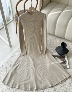 �y���������z�A�C�A���}���yI AM MARI�zMender Flare Knit Long One Piece / �����_�[�t���A�j�b�g�����O�����s�[�X�y�����V���b�v�z