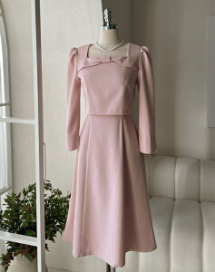 �y���������z�A�C�A���}���yI AM MARI�zMeisha tweed ribbon flare one piece / ���C�V���c�C�[�h���{���t���A�����s�[�X�y�����V���b�v�z