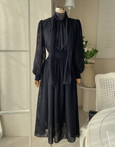 �y���������z�A�C�A���}���yI AM MARI�zEtpee Chiffon Shirred Tie One Piece / �G�g�s�[�V�t�H���V���[�����O�^�C�����s�[�X�y�����V���b�v�z