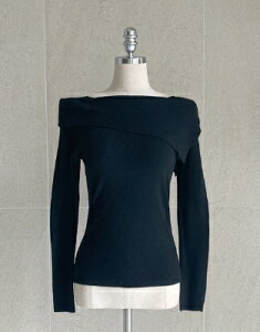 �y���������z�A�C�A���}���yI AM MARI�zRefuner Unbalanced Off-Shoulder Knit / ���t���[�i�[�A���o�����X�I�t�V�����_�[�j�b�g�y�����V���b�v�z