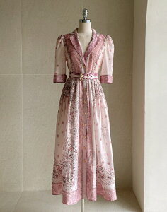 �y���������z�A�C�A���}���yI AM MARI�z[Belt set] Ejuang Collar Puff Flare One Piece / [�x���g�Z�b�g]�G�t�A���ݕt���p�t�t���A�����s�[�X�y�����V���b�v�z