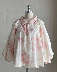 �y���������z�A�C�A���}���yI AM MARI�zHolly Lane Flower Balloon Blouse / �z�[���C���t�����[�o���[���u���E�X�y�����V���b�v�z