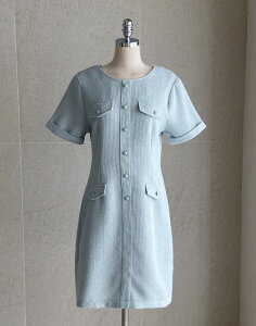 �y���������z�A�C�A���}���yI AM MARI�zSatie Glitter Tweed A-Line Mini One Piece / �Z�C�e�B�O���b�^�[�c�C�[�hA���C���~�j�����s�[�X�y�����V���b�v�z