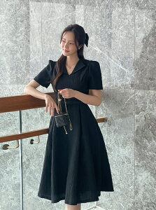 �y���������z�A�C�A���}���yI AM MARI�zYuel Puff Collar Jacquard Long One Piece (Belt Set) / ���G���p�t�ݕt���W���J�[�h�����O�����s�[�X(�x���g�Z�b�g)�y�����V���b�v�z