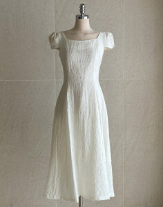 �y���������z�A�C�A���}���yI AM MARI�zBavia Ribbon Puff Flare One Piece / �o�r�A���{���p�t�t���A�����s�[�X�y�����V���b�v�z