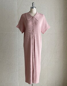 �y���������z�A�C�A���}���yI AM MARI�zShaver Collar Rib Knit Long One Piece / �V�F�[�o�[�ݕt�����u�j�b�g�����O�����s�[�X�y�����V���b�v�z