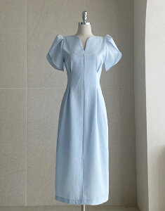 �y���������z�A�C�A���}���yI AM MARI�zLeje Heart Neck Tweed Pin Tuck One Piece / ���W�F�n�[�g�l�b�N�c�C�[�h�s���^�b�N�����s�[�X�y�����V���b�v�z
