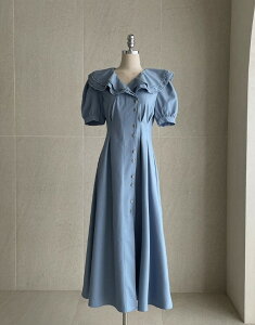 �y���������z�A�C�A���}���yI AM MARI�zMeloning Frill Puff Long One Piece / �����j���O�t�����p�t�����O�����s�[�X�y�����V���b�v�z