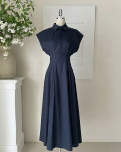 �y���������z�A�C�A���}���yI AM MARI�zZeroti Collar Shirt Cap Sleeveless One Piece / �[���e�B�ݕt���V���c�L���b�v�m�[�X���[�u�����s�[�X�y�����V���b�v�z