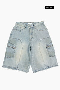 yzERnEXyRaucohousezRoma carpenter denim bermuda pants / [}J[y^[fjo~[_pc jpyVbvz