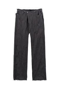 �y���������z�T���N�A���Y�ySANKUANZ�z25SS�� ASYMMETRICAL STRAIGHT-LEG PANTS / �A�V�����g���J���X�g���[�g���b�O�p���c �j�����p�y�����V���b�v�z