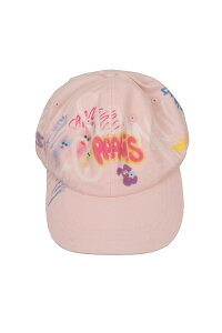 �y���������z�T���N�A���Y�ySANKUANZ�z25SS�� BUMPY GRAFFITI PRINT BLEACHED BASEBALL CAP / �o���s�[�O���t�B�e�B�v�����g�u���[�`�x�[�X�{�[���L���b�v �j�����p�y�����V���b�v�z