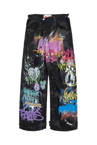 �y���������z�T���N�A���Y�ySANKUANZ�z25FW�� BUMPY GRAFFITI PRINT CAMOUFLAGE CARGO PANTS / �o���s�[�O���t�B�v�����g�J���t���[�W���J�[�S�p���c �j�����p�y�����V���b�v�z