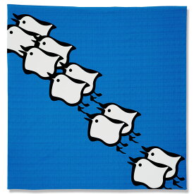 大風呂敷「千鳥」（ブルー）