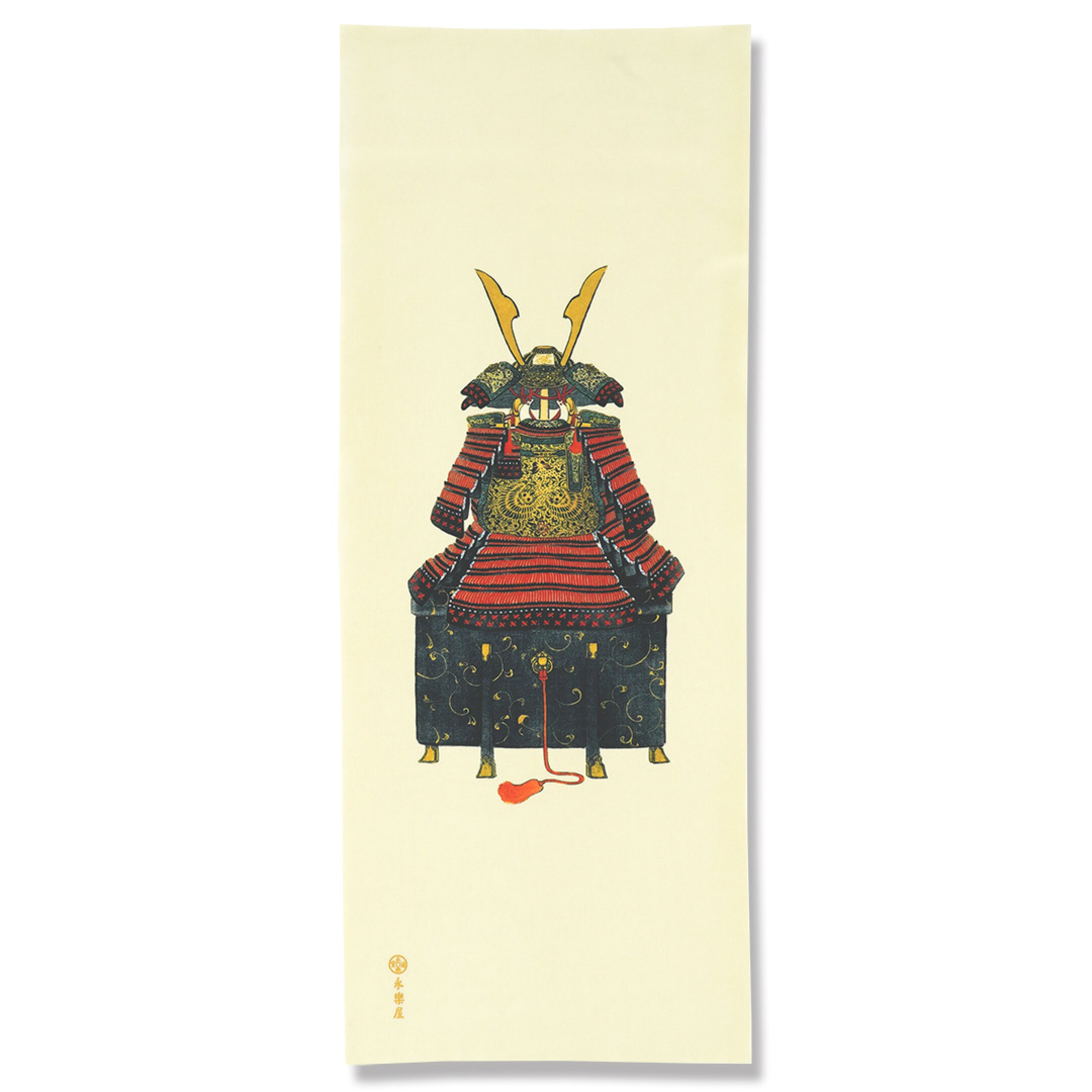 手ぬぐい「鎧兜」