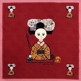 ハンカチ「はんなり舞妓」