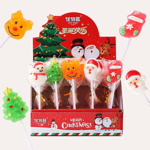 【50本セット】新出荷 人気グミ クリスマスお菓子 ロリポップ 棒付きキャンディ『12g*50本』クリスマスグミ キャンディー クリスマス サンタクロース SNS Youtube insで話題 咀嚼音 人気菓子 お菓