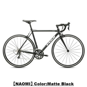 【在庫セール!】FUJI NAOMI(フジ/ナオミ)ロードバイク 2025年モデル アルミフレーム カーボンフォーク シマノSORA 2×9速 最軽量クラス8.9kg エアロパーツ採用 街乗り・サイクリング向け fuji自