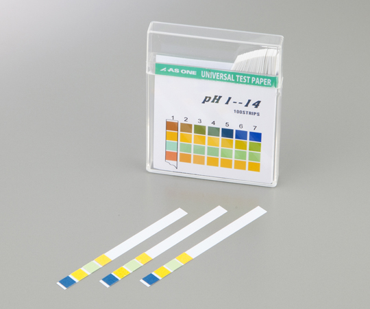 楽天市場】アズワン pH試験紙 pH1-14 スティックタイプ pH測定領域1.0