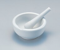 磁製乳鉢 乳棒付き φ120mm (6-549-03)