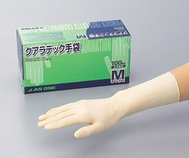 【1ケース】 アズワン クアラテック手袋 DXパウダーフリー M 1箱（100枚入）×10箱入 (8-4053-12)