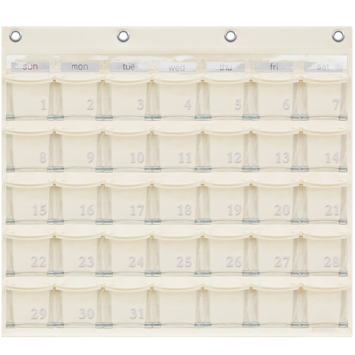 数量は多 社内の伝達に 薬の管理に 使い方自由自在 サキ ウォールポケット 日本製 新発売 W-416OW カレンダーポケット オフホワイト Mサイズ