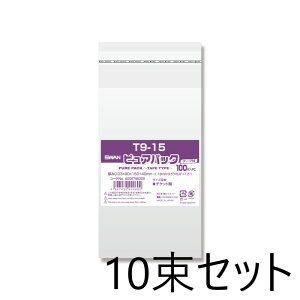 �y10���Z�b�g�z SWAN OPP�� �s���A�p�b�NT �e�[�v�t T9-15 100����×10�� #006798309 �X���� �V���W�}(��0�D03×��90×��150�{�e�[�v����40mm)�`�P�b�g�p