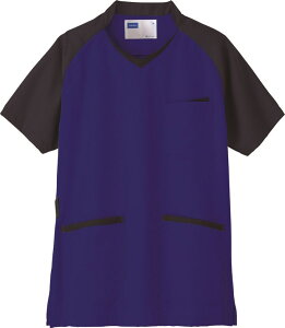 スクラブ 医療 白衣 自重堂 WHISeL 男女兼用 スクラブ WH11785 ロイヤルブルー