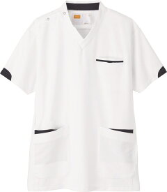 スクラブ 医療 白衣 自重堂 WHISeL 男女兼用 スクラブ WH11985 ホワイト