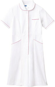 自重堂 WHISeL ワンピース WH12000 ホワイトピンク