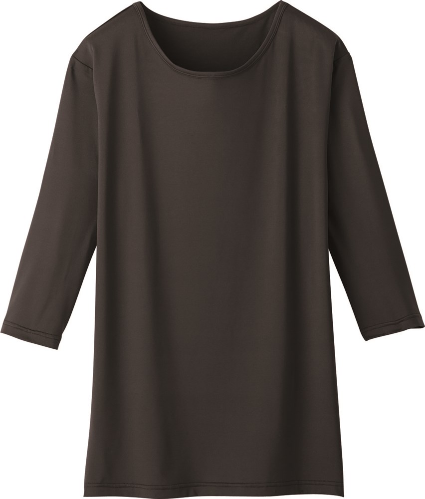 値下げしました 自重堂 WHISeL 七分袖インナーTシャツ SS-3L ブラック 期間限定特価品 春の新作シューズ満載 WH90029